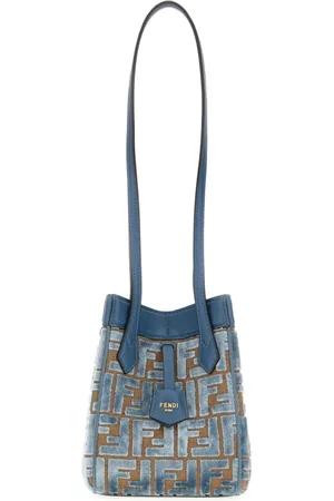 Fendi Taske, Dame, Blå, ONE SIZE, Uld, Origami Mini