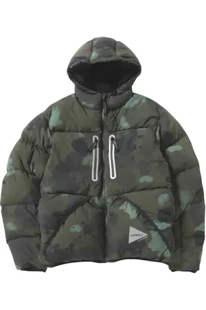 Gramicci Jakke, Herre, Grøn, L, Uld, Camo Dunjakke med Pufferisolering
