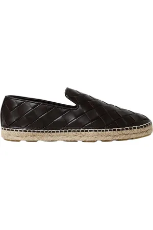 Bottega Veneta Sko, Herre, Sort, 39 EU, Læder, Vævet læder espadril til mænd