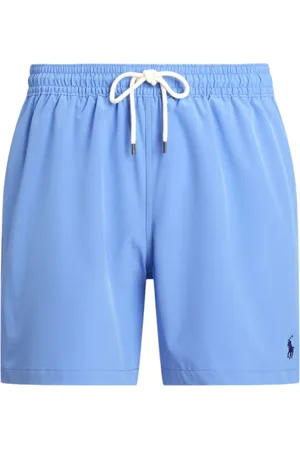 Ralph Lauren Badetøj, Herre, Blå, XL, Polyester, 5.75-Inch Traveler Classic Swim Trunk Light