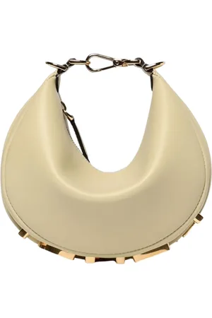 Fendi Taske, Dame, , ONE SIZE, Læder, Halvmåne Læder Håndtaske