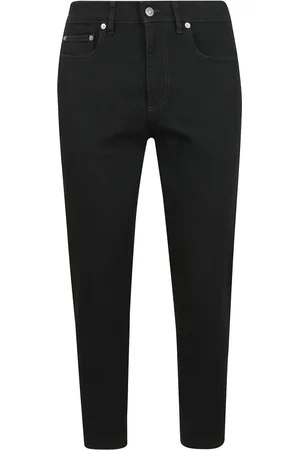 Golden Goose Jeans, Herre, Sort, W32, Uld, Skinny Jeans med Dobbelt Guld Stjerne