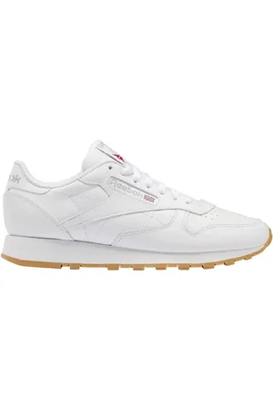 Reebok Sko, Herre, Hvid, 45 EU, Læder, Klassiske Lædersko