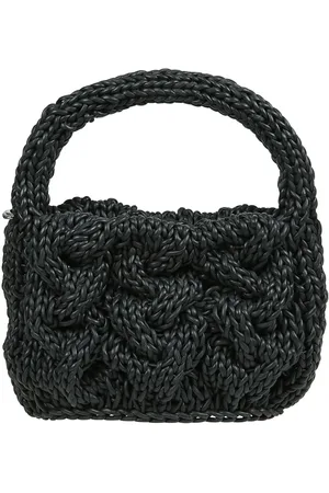 J.W.Anderson Taske, Dame, Sort, ONE SIZE, Læder, Håndlavet læder flettet håndtaske