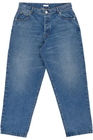 Pop Trading Company Jeans, Herre, Blå, M, Denim, Blå Vasket Denim Arch Pant