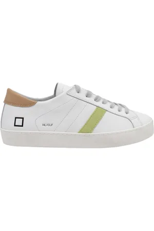 D.A.T.E. Sko, Herre, Hvid, 44 EU, Lav Kalv Hvide Sneakers