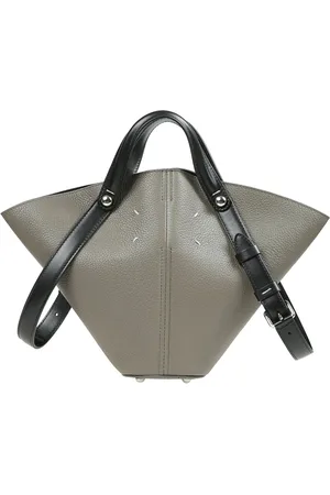 Maison Margiela Taske, Herre, , ONE SIZE, Uld, Lille hamret læder skuldertaske