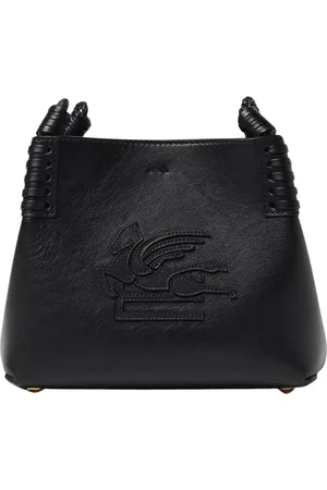 Etro Taske, Dame, Sort, ONE SIZE, Læder, Sort Læder Clutch Taske
