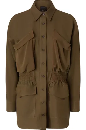 Pinko Jakke, Dame, Grøn, M, Oramai Over Shirt