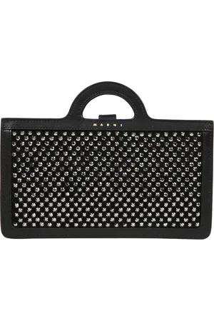 Marni Taske, Dame, Sort, ONE SIZE, Uld, Tropicalia Skuldertaske