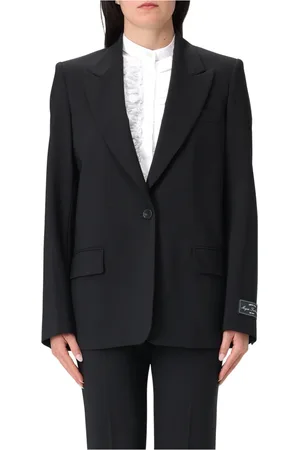Msgm Jakke, Dame, Sort, M, Uld, Stilfuld Jakke til Alle Anledninger