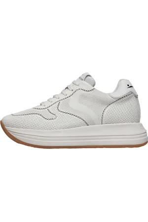 Voile blanche Sko, Dame, Hvid, 39 EU, Tyl, Leather sneakers Merry 015
