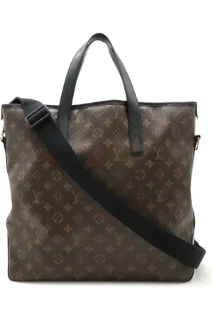 LOUIS VUITTON Pre-owned, Herre, Brun, ONE SIZE, Uld, Pre-owned Canvas totes