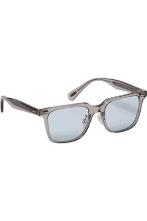 Oliver Peoples Tilbehør, Herre, Grå, 50 MM, Uld, Stilfulde gennemsigtige stel solbriller
