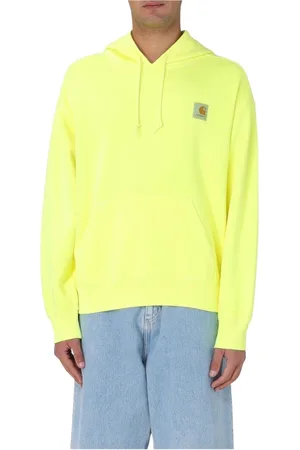 Carhartt Sweathshirts & Hoodies, Herre, Gul, M, Bomuld, Gul Swirl Hoodie til Mænd