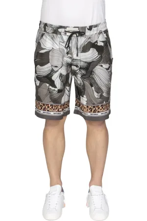 Roberto Cavalli Shorts, Herre, Grå, L, Twill Bermuda Shorts til Mænd