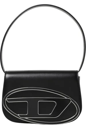 Diesel Taske, Dame, Sort, ONE SIZE, Læder, Læder Logo Clutch