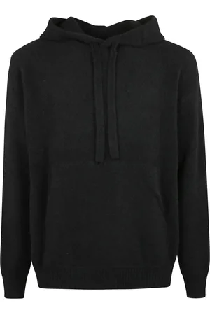 LANEUS Sweathshirts & Hoodies, Herre, Sort, L, Polyester, Kashmir Hættetrøje
