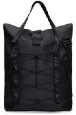 Rains Taske, Herre, Sort, ONE SIZE, Uld, Trail Rolltop Tote Bag