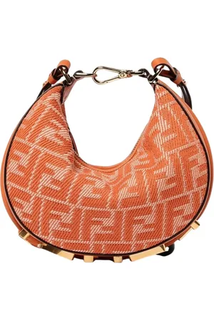 Fendi Taske, Dame, , ONE SIZE, Uld, Crescent Shape Mini Taske