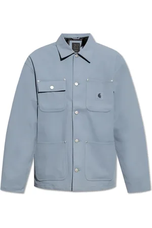 Carhartt Jakke, Herre, Blå, M, Suede, Suede Michigan Coat