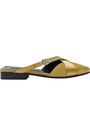 ALOHAS Sko, Dame, Gul, 38 EU, Uld, Adria Silky Gold Mules