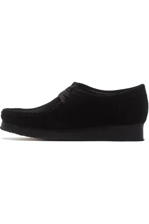 Clarks Sko, Dame, Sort, 37 1/2 EU, Suede, Wallabee Suede Sko