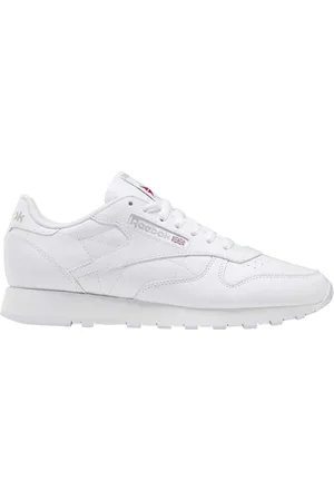 Reebok Sko, Herre, Hvid, 41 EU, Læder, Klassiske Lædersko i Grå