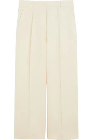 Max Mara Bukser, Dame, , L, Linned, Linned Bukser Sommer Klassisk Stil