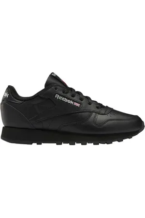 Reebok Sko, Dame, Sort, 37 1/2 EU, Læder, Klassiske Læder Sneakers