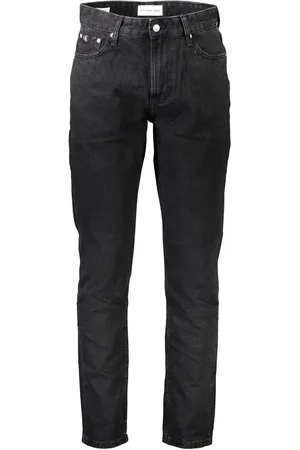 Calvin Klein Jeans, Herre, Sort, W30 L32, Bomuld, Sort Bomuld Jeans & Bukser
