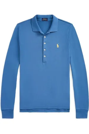 Ralph Lauren Top, Dame, Blå, L, Polo