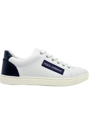Dolce & Gabbana Sko, Herre, Hvid, 39 1/2 EU, Læder, Hvide Læder Sneakers til Mænd