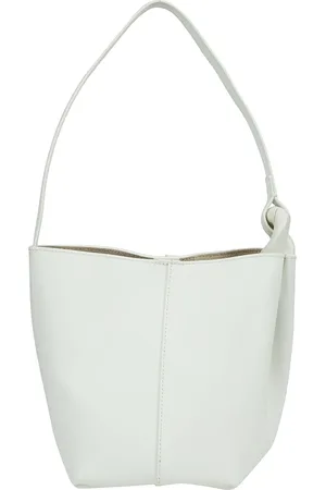 J.W.Anderson Taske, Dame, Hvid, ONE SIZE, Uld, Lille Corner Bucket Skuldertaske