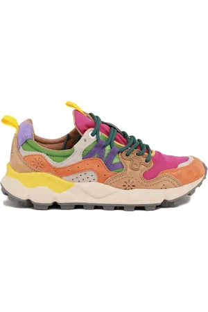 Flower Mountain Sko, Dame, Flerfarvet, 37 EU, Uld, Moderne Multifarvede Sneakers med Gummisål
