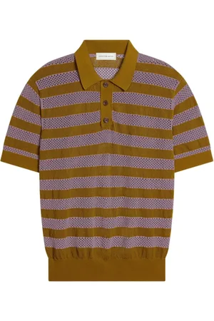 DRIES VAN NOTEN Top, Herre, Grøn, S, Olivengrøn Polo Sweater