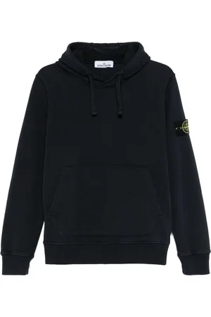 Stone Island Sweathshirts & Hoodies, Herre, Blå, XL, Bomuld, Blå Hættetrøje Sweater Casual Outfit