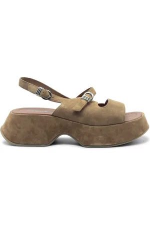 vic matiè Sko, Dame, Brun, 38 EU, Læder, Mini Yoko sandal Læder