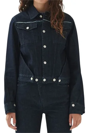 ALOHAS Jakke, Dame, Blå, S, Denim, Sand Indigo Denim Jakke