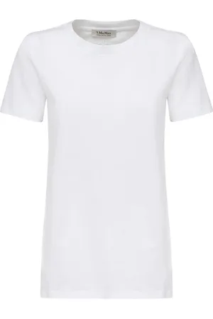 Max Mara Top, Dame, Hvid, M, Hvide Crew Neck T-shirts og Polos