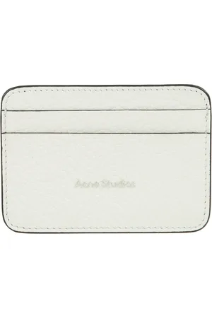 Acne Studios Tilbehør, Dame, Hvid, ONE SIZE, Læder, Slank Læder Pung SLG