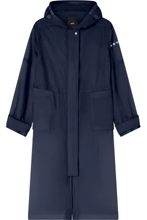add Jakke, Dame, Blå, L, Uld, Hættet Parka