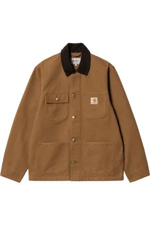 Carhartt Jakke, Herre, Brun, L, Uld, Stilfuld Michigan Coat til Mænd