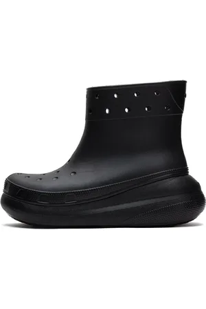 Crocs Sko, Dame, Sort, 36 EU, Uld, Klassisk Crush Regn Støvle