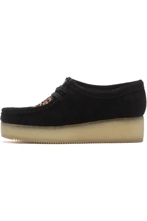 Clarks Sko, Dame, Sort, 38 EU, Læder, Wallacraft Bee Snøresko