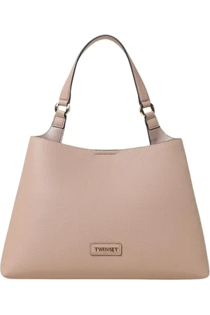 Twin-Set Taske, Dame, Lyserød, ONE SIZE, Læder, Hvid Læder Mini Håndtaske