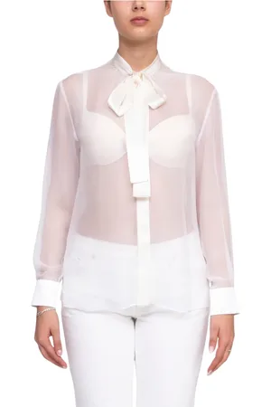 Dolce & Gabbana Bluser & Skjorter, Dame, Hvid, S, Hvid Optisk Dame Skjorte