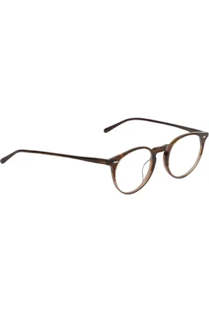 Oliver Peoples Tilbehør, Herre, Flerfarvet, 46 MM, Uld, Multifarvet Runde Briller Skildpadde