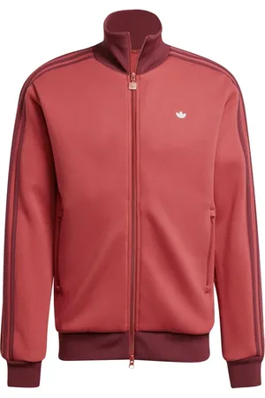 adidas Sweathshirts & Hoodies, Herre, Rød, L, Nylon, Premium Scarlet Track Top Jakke