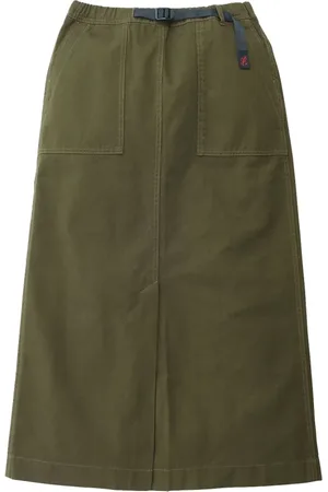 Gramicci Nederdel, Dame, Grøn, M, Uld, Midi Skirts